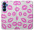 S2214 Pink Lips Kisses Hülle Schutzhülle Taschen für Samsung Galaxy S25