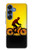 S2385 Bicycle Bike Sunset Hülle Schutzhülle Taschen für Samsung Galaxy S25
