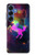 S2486 Rainbow Unicorn Nebula Space Hülle Schutzhülle Taschen für Samsung Galaxy S25