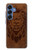 S2529 Leo Zodiac Tattoo Brown Graphic Print Hülle Schutzhülle Taschen für Samsung Galaxy S25