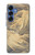 S2680 Japan Art Obi With Stylized Waves Hülle Schutzhülle Taschen für Samsung Galaxy S25