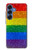 S2683 Rainbow LGBT Pride Flag Hülle Schutzhülle Taschen für Samsung Galaxy S25