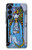S2764 High Priestess Tarot Card Hülle Schutzhülle Taschen für Samsung Galaxy S25