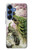 S2773 Peacock Chinese Brush Painting Hülle Schutzhülle Taschen für Samsung Galaxy S25