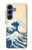 S2790 Hokusai Under The Wave off Kanagawa Hülle Schutzhülle Taschen für Samsung Galaxy S25