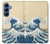 S2790 Hokusai Under The Wave off Kanagawa Hülle Schutzhülle Taschen für Samsung Galaxy S25