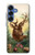 S2841 Vintage Reindeer Christmas Hülle Schutzhülle Taschen für Samsung Galaxy S25