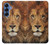 S2870 Lion King of Beasts Hülle Schutzhülle Taschen für Samsung Galaxy S25
