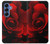 S2898 Red Rose Hülle Schutzhülle Taschen für Samsung Galaxy S25
