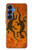 S2901 Lizard Aboriginal Art Hülle Schutzhülle Taschen für Samsung Galaxy S25