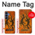 S2901 Lizard Aboriginal Art Hülle Schutzhülle Taschen für Samsung Galaxy S25