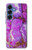 S2907 Purple Turquoise Stone Hülle Schutzhülle Taschen für Samsung Galaxy S25