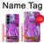 S2907 Purple Turquoise Stone Hülle Schutzhülle Taschen für Samsung Galaxy S25