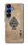 S2928 Vintage Spades Ace Card Hülle Schutzhülle Taschen für Samsung Galaxy S25