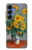 S2937 Claude Monet Bouquet of Sunflowers Hülle Schutzhülle Taschen für Samsung Galaxy S25