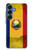 S3021 Romania Flag Hülle Schutzhülle Taschen für Samsung Galaxy S25