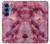 S3052 Pink Marble Graphic Printed Hülle Schutzhülle Taschen für Samsung Galaxy S25
