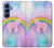 S3070 Rainbow Unicorn Pastel Sky Hülle Schutzhülle Taschen für Samsung Galaxy S25