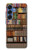 S3154 Bookshelf Hülle Schutzhülle Taschen für Samsung Galaxy S25