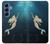 S3250 Mermaid Undersea Hülle Schutzhülle Taschen für Samsung Galaxy S25