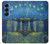 S3336 Van Gogh Starry Night Over the Rhone Hülle Schutzhülle Taschen für Samsung Galaxy S25