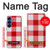 S3535 Red Gingham Hülle Schutzhülle Taschen für Samsung Galaxy S25