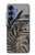 S3692 Gray Black Palm Leaves Hülle Schutzhülle Taschen für Samsung Galaxy S25