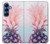 S3711 Pink Pineapple Hülle Schutzhülle Taschen für Samsung Galaxy S25