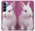 S3870 Cute Baby Bunny Hülle Schutzhülle Taschen für Samsung Galaxy S25