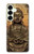 S0344 Buddha Rock Carving Hülle Schutzhülle Taschen für Samsung Galaxy S25 Plus