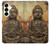 S0344 Buddha Rock Carving Hülle Schutzhülle Taschen für Samsung Galaxy S25 Plus