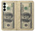 S0702 Money Dollars Hülle Schutzhülle Taschen für Samsung Galaxy S25 Plus