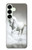 S0932 White Horse Hülle Schutzhülle Taschen für Samsung Galaxy S25 Plus