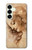 S1045 Leonardo da Vinci Woman's Head Hülle Schutzhülle Taschen für Samsung Galaxy S25 Plus