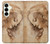 S1045 Leonardo da Vinci Woman's Head Hülle Schutzhülle Taschen für Samsung Galaxy S25 Plus