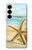 S1117 Starfish on the Beach Hülle Schutzhülle Taschen für Samsung Galaxy S25 Plus