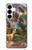 S1290 Dinosaurs T-Rex Hülle Schutzhülle Taschen für Samsung Galaxy S25 Plus