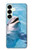 S1291 Dolphin Hülle Schutzhülle Taschen für Samsung Galaxy S25 Plus