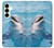 S1291 Dolphin Hülle Schutzhülle Taschen für Samsung Galaxy S25 Plus