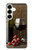 S1316 Grapes Bottle and Glass of Red Wine Hülle Schutzhülle Taschen für Samsung Galaxy S25 Plus