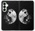 S1372 Moon Yin-Yang Hülle Schutzhülle Taschen für Samsung Galaxy S25 Plus