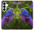 S1565 Bluebird of Happiness Blue Bird Hülle Schutzhülle Taschen für Samsung Galaxy S25 Plus