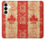 S1603 Canada Flag Old Vintage Hülle Schutzhülle Taschen für Samsung Galaxy S25 Plus