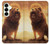 S1957 Lion Aslan Hülle Schutzhülle Taschen für Samsung Galaxy S25 Plus