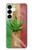 S2109 Smoke Reggae Rasta Flag Hülle Schutzhülle Taschen für Samsung Galaxy S25 Plus