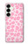 S2213 Pink Leopard Pattern Hülle Schutzhülle Taschen für Samsung Galaxy S25 Plus