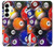 S2238 Billiard Pool Ball Hülle Schutzhülle Taschen für Samsung Galaxy S25 Plus