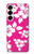 S2246 Hawaiian Hibiscus Pink Pattern Hülle Schutzhülle Taschen für Samsung Galaxy S25 Plus