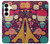 S2353 Paris Cartoon Vintage Pattern Hülle Schutzhülle Taschen für Samsung Galaxy S25 Plus