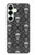 S2371 Skull Vintage Monochrome Pattern Hülle Schutzhülle Taschen für Samsung Galaxy S25 Plus